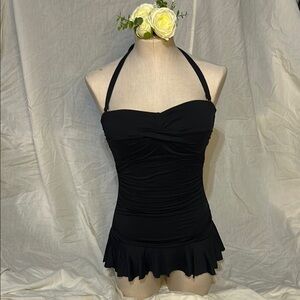 Lauren Ralph Lauren Black One Piece Swimsuit